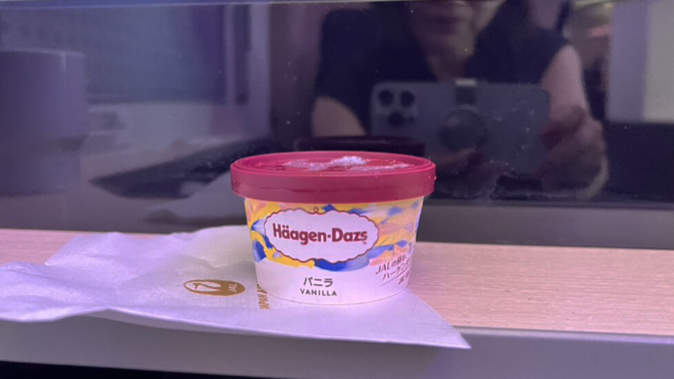 JAL機内アイスクリーム
