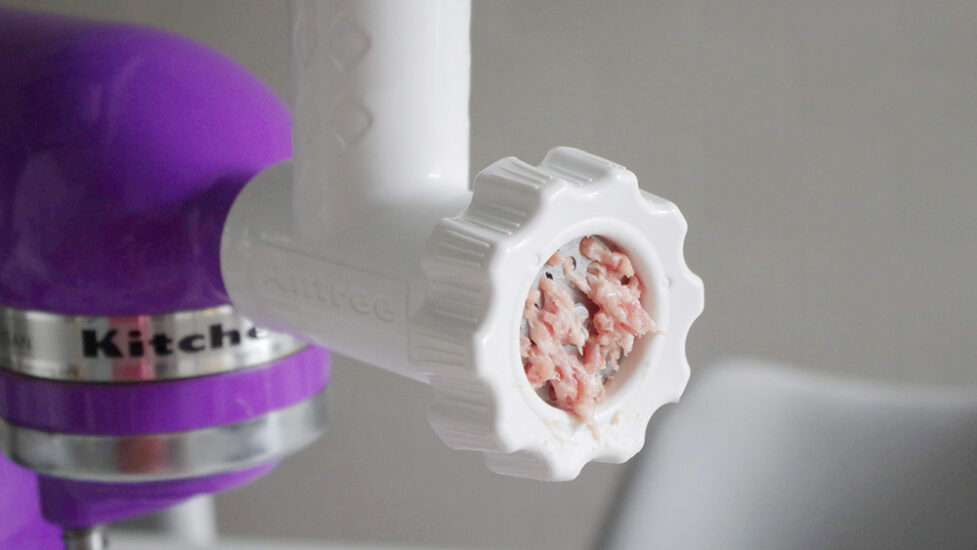 キッチンエイドのミートグラインダー