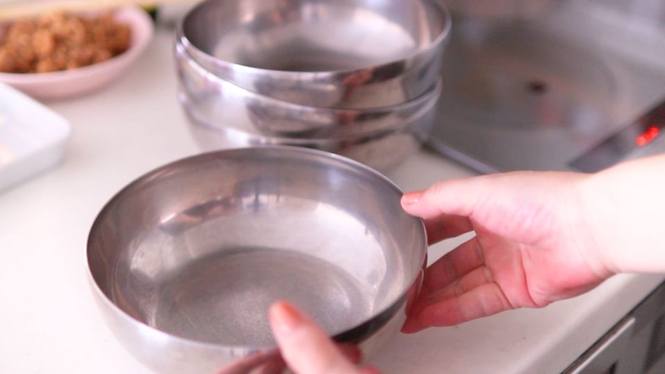 韓国冷麺の器ステンレス