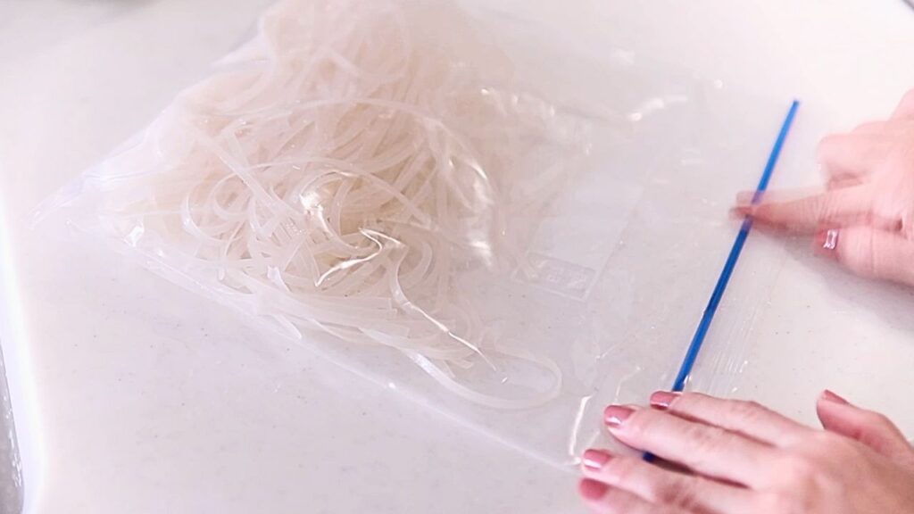 フォー乾麺を冷凍保存する