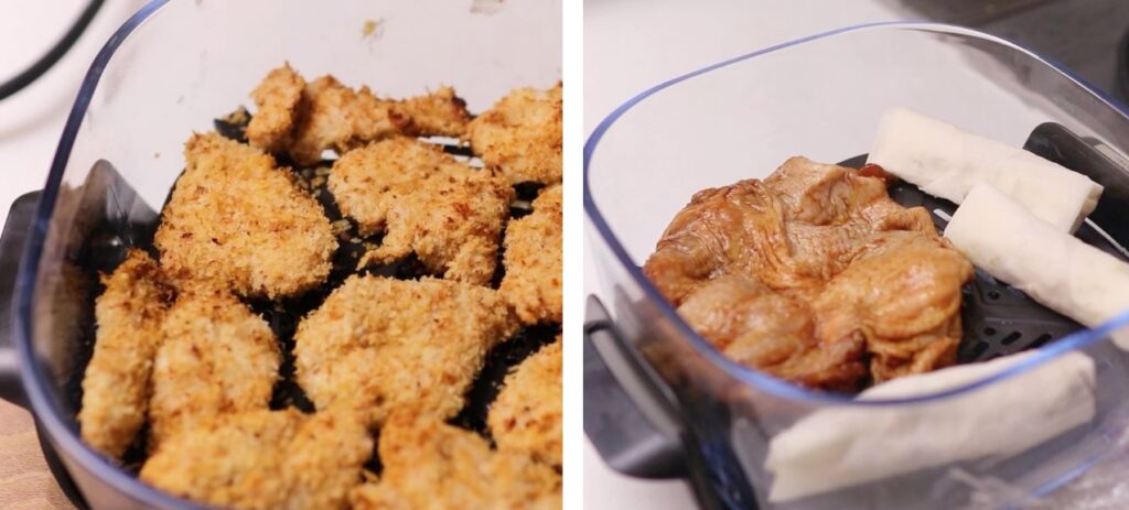 ニンジャクリスピーで作った料理