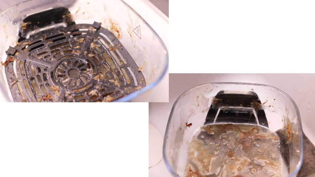 ニンジャクリスピー洗浄前（お手入れポイント）