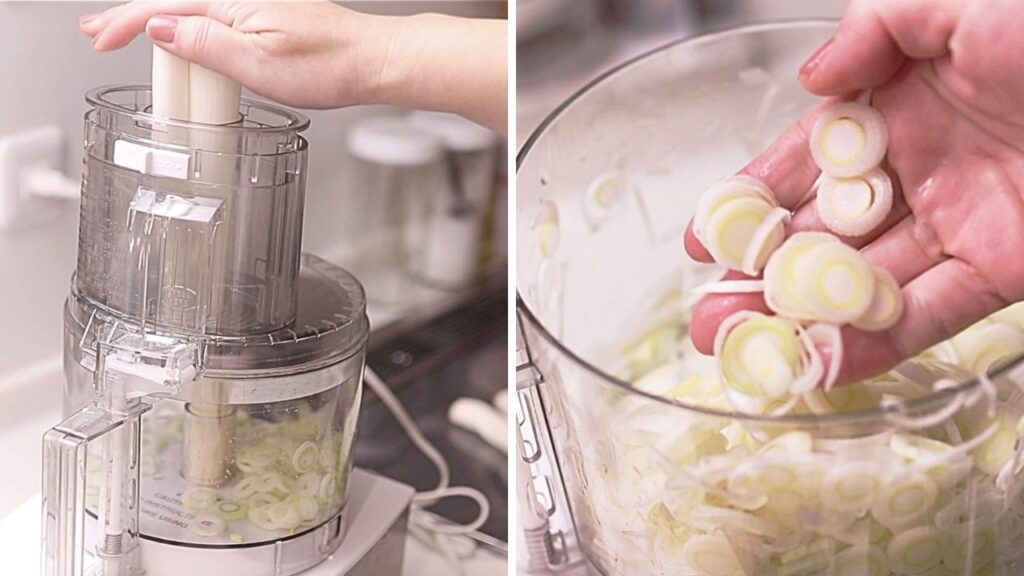 フードプロセッサーでネギを切るテスト