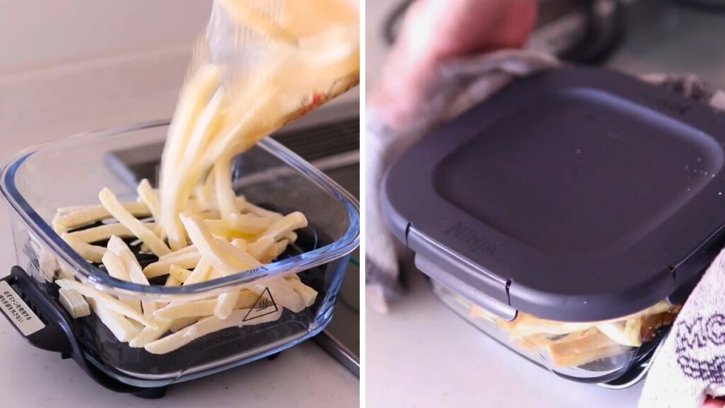 ニンジャクリスピーでフライドポテト