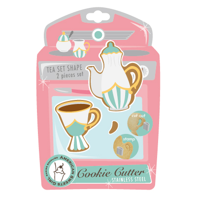 ティーポットのクッキー型