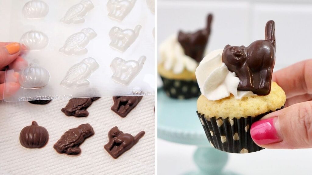 ハロウィンのチョコレート型