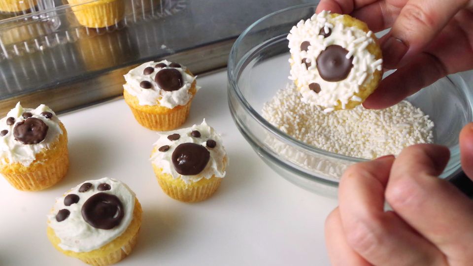 肉球のカップケーキは簡単に作れる