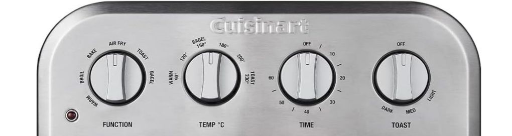 クイジナートの設定ボタン