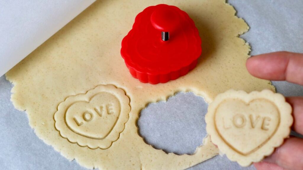 スタンプで押しやすいクッキー型