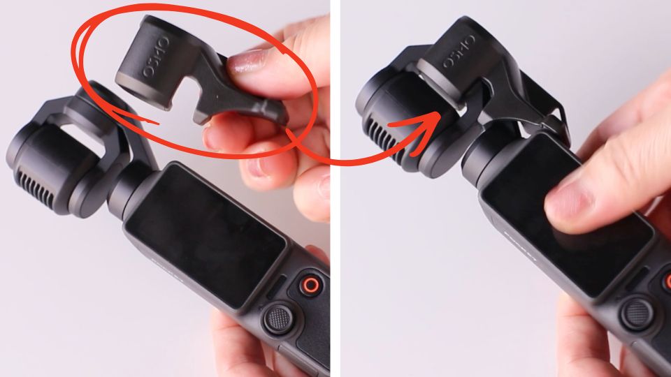 オズモポケット４のジンバルクランプ