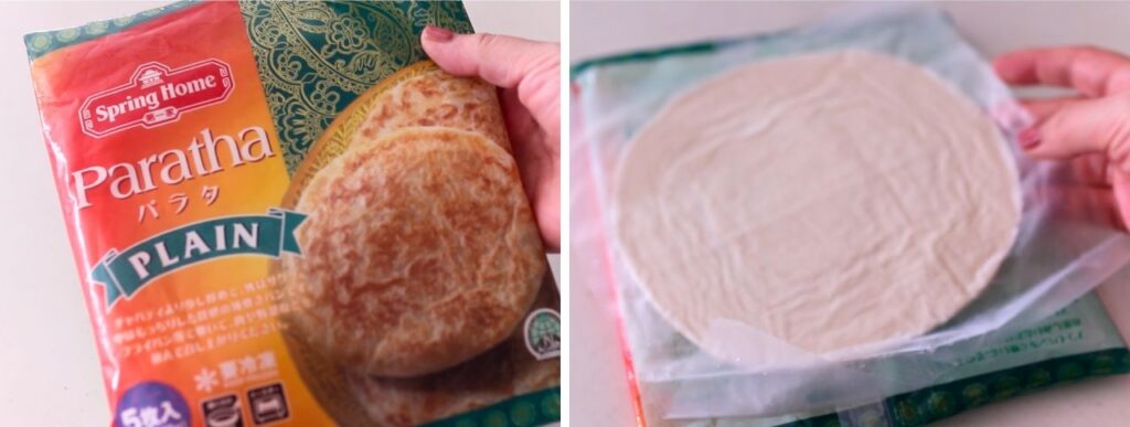 業務スーパーのパラタは個包装で使いやすい