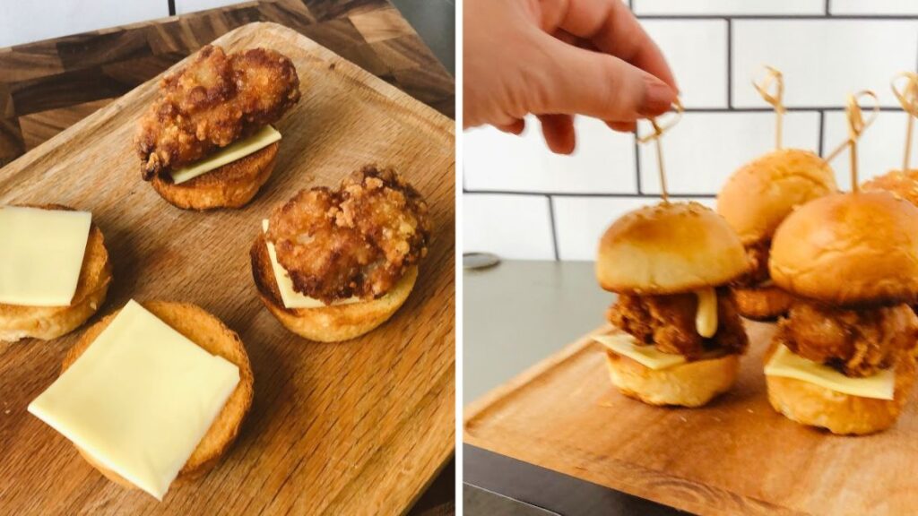 唐揚げもハンバーガーにできるサイズ感が魅力のバンズ