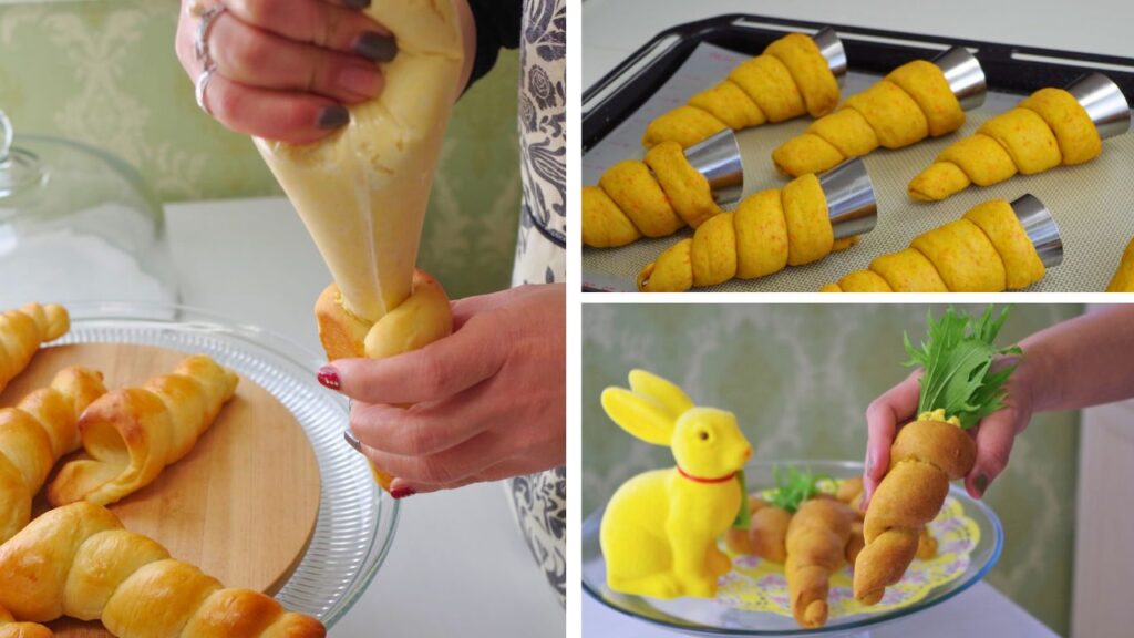 発酵されたパン生地で作ったコロネパン