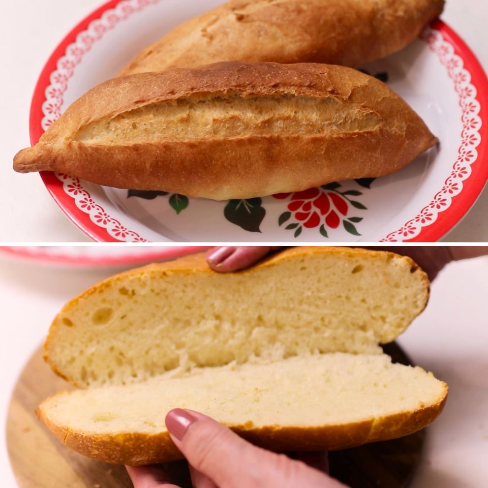 フランスパンのようになった失敗バインミー