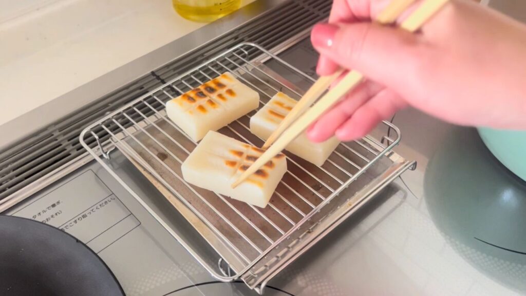 餅を焼くのに最適なラジエントヒーター